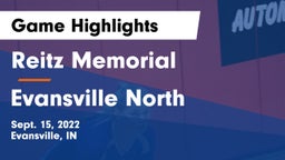 Reitz Memorial  vs Evansville North  Game Highlights - Sept. 15, 2022