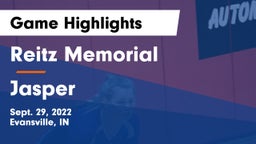 Reitz Memorial  vs Jasper  Game Highlights - Sept. 29, 2022