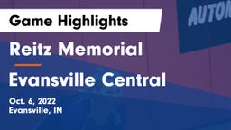 Reitz Memorial  vs Evansville Central  Game Highlights - Oct. 6, 2022