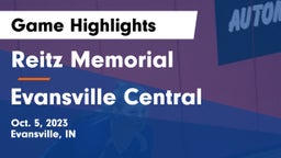 Reitz Memorial  vs Evansville Central  Game Highlights - Oct. 5, 2023