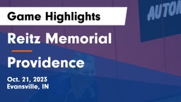 Reitz Memorial  vs Providence  Game Highlights - Oct. 21, 2023
