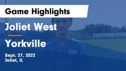 Joliet West  vs Yorkville  Game Highlights - Sept. 27, 2022