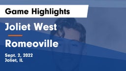 Joliet West  vs Romeoville  Game Highlights - Sept. 2, 2022