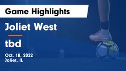 Joliet West  vs tbd Game Highlights - Oct. 18, 2022