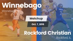 Matchup: Winnebago vs. Rockford Christian  2016