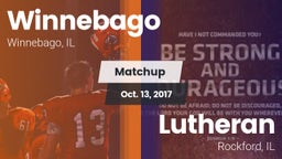 Matchup: Winnebago vs. Lutheran  2017