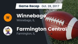 Recap: Winnebago  vs. Farmington Central  2017