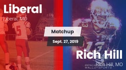 Matchup: Liberal vs. Rich Hill  2019