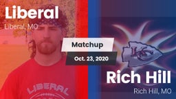 Matchup: Liberal vs. Rich Hill  2020