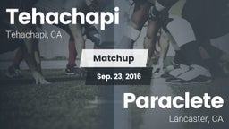 Matchup: Tehachapi vs. Paraclete  2016