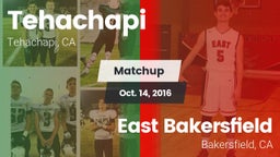 Matchup: Tehachapi vs. East Bakersfield  2016