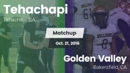 Matchup: Tehachapi vs. Golden Valley  2016