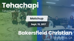 Matchup: Tehachapi vs. Bakersfield Christian  2017