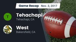 Recap: Tehachapi  vs. West  2017