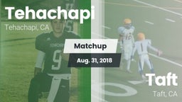 Matchup: Tehachapi vs. Taft  2018