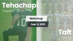 Matchup: Tehachapi vs. Taft  2019