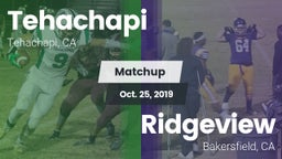 Matchup: Tehachapi vs. Ridgeview  2019