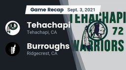 Recap: Tehachapi  vs. Burroughs  2021