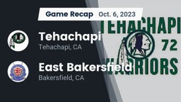 Recap: Tehachapi  vs. East Bakersfield  2023