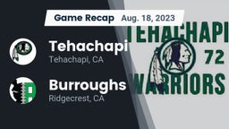 Recap: Tehachapi  vs. Burroughs  2023