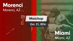 Matchup: Morenci vs. Miami  2016