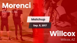 Matchup: Morenci vs. Willcox  2017