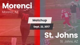 Matchup: Morenci vs. St. Johns  2017