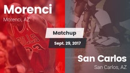 Matchup: Morenci vs. San Carlos  2017