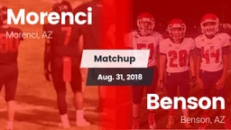 Matchup: Morenci vs. Benson  2018