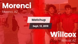 Matchup: Morenci vs. Willcox  2019