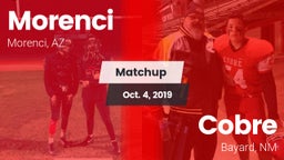 Matchup: Morenci vs. Cobre  2019