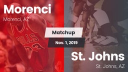 Matchup: Morenci vs. St. Johns  2019