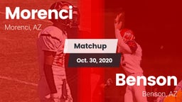 Matchup: Morenci vs. Benson  2020