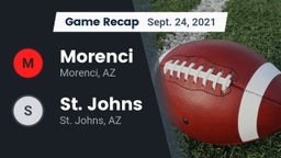 Recap: Morenci  vs. St. Johns  2021