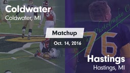Matchup: Coldwater vs. Hastings  2016
