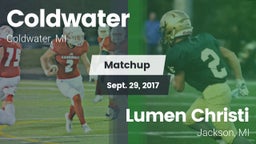 Matchup: Coldwater vs. Lumen Christi  2017