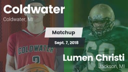 Matchup: Coldwater vs. Lumen Christi  2018
