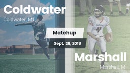 Matchup: Coldwater vs. Marshall  2018