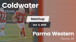 Matchup: Coldwater vs. Parma Western  2018