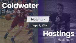 Matchup: Coldwater vs. Hastings  2019