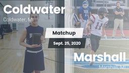 Matchup: Coldwater vs. Marshall  2020