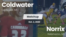 Matchup: Coldwater vs. Norrix  2020