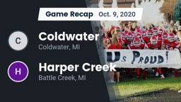 Recap: Coldwater  vs. Harper Creek  2020
