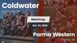 Matchup: Coldwater vs. Parma Western  2020