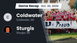 Recap: Coldwater  vs. Sturgis  2020