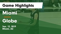 Miami  vs Globe Game Highlights - Jan. 12, 2019