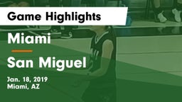 Miami  vs San Miguel Game Highlights - Jan. 18, 2019