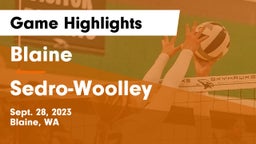 Blaine  vs Sedro-Woolley  Game Highlights - Sept. 28, 2023