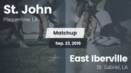 Matchup: St. John vs. East Iberville   2016