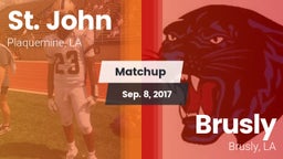 Matchup: St. John vs. Brusly  2017